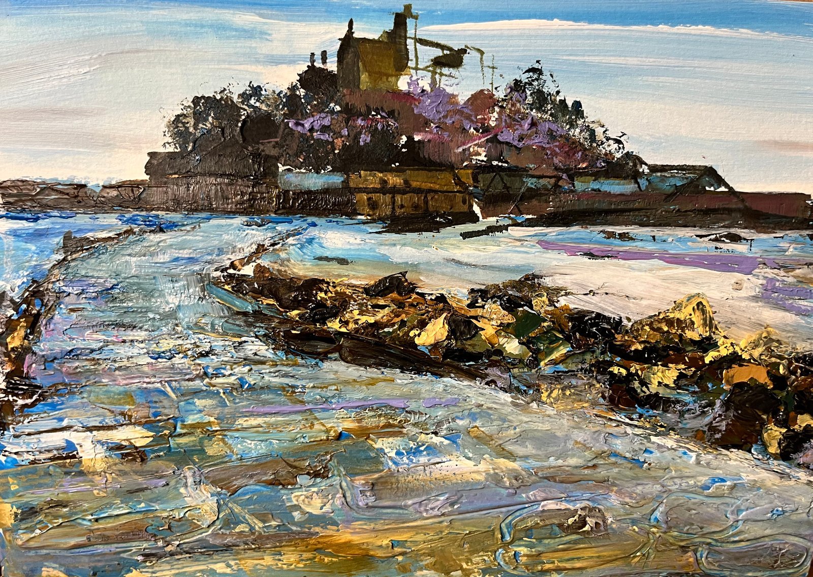 Impasto St. Michael's Mount Study