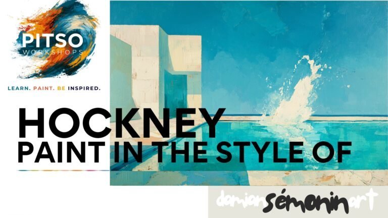 Paint In The Style Of — Acrylics — David Hockney